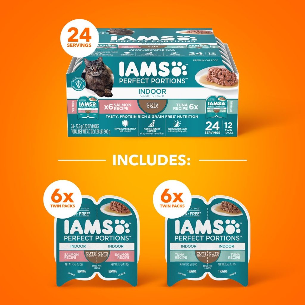 IAMS™ Perfect Portions Indoor Cuts in Gravy Variety Pack